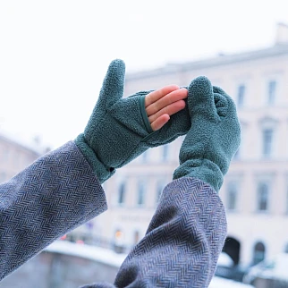 Варежки Меч FLEECE MITTENS Sea Green