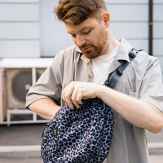 Сумка iyulstore Le sac Серый леопард