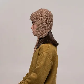 Шапка CHECK YA HEAD коричневая 2554/7