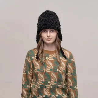 Шапка CHECK YA HEAD черная 2554/1