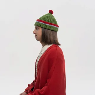 Шапка CHECK YA HEAD зеленая 2510/162