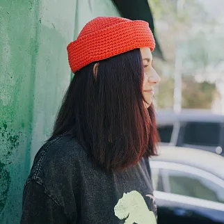 Шапка CHECK YA HEAD красная T2035/71