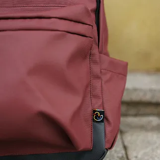 Рюкзак дейпак Friend Function бордовый прорезиненный