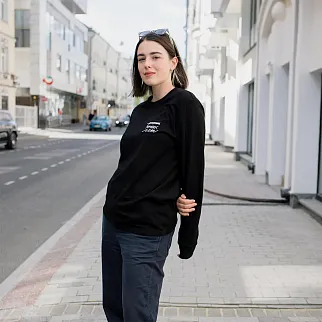 Лонгслив Friend Function Роскошь Юных Лет черный