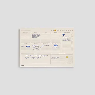 Настольный планировщик Falafel Books A4 Cane Sugar