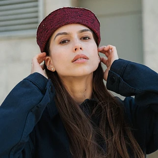 Морячка CHECK YA HEAD бордовая Т2214/28