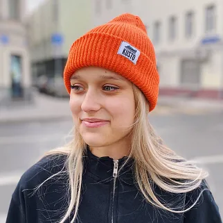 Шапка Kusto One оранжевая