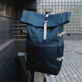 Рюкзак Sandqvist Bernt Multi Steel blue - Navy blue