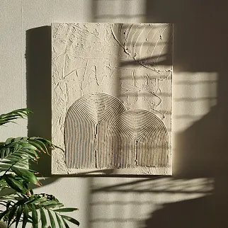 DIY Набор для создания текстурной картины Рельефика (пастельная палитра)