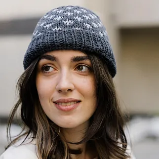 Шапка CHECK YA HEAD графит 24229