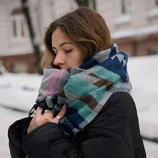 Непальский шарф Бледная Махендра