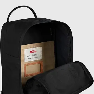 Рюкзак Fjallraven Kanken No2 ALL BLACK Laptop 15
