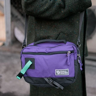 Сумка Fjallraven Vardag Shoulder Bag 6 Violette-Coal Black (422-037)