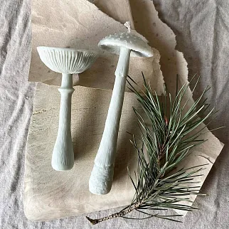 Ароматическая свеча Unification Love Гриб шляпкой вниз белый