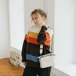 Свитер Thinking Mu Stripes Imogen оверсайз