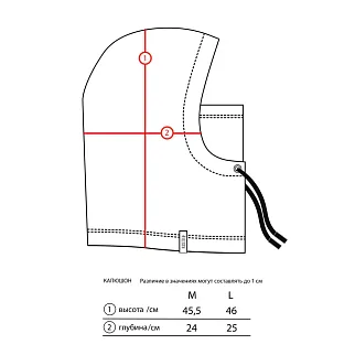 Капюшон Kusto Hood M желтый