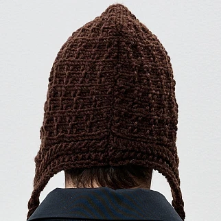 Чепчик CHECK YA HEAD фактурный коричневый 2663/2