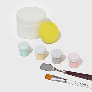 DIY Набор для создания текстурной картины Рельефика (пастельная палитра)