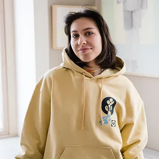 Худи Меч POT Royal Yellow