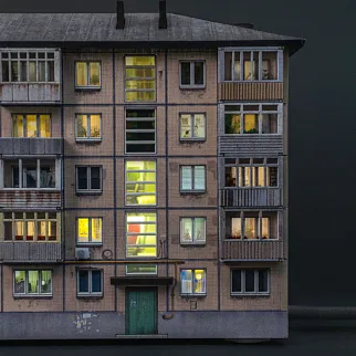 Ночник-панелька Хрущевка мини