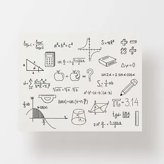 Временная татуировка Math set