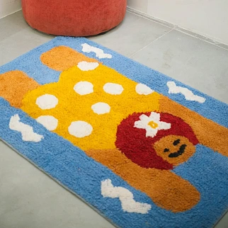 Коврик для ванной с пловчихой REX