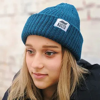 Шапка Kusto Heat SHORT морская волна