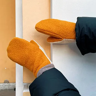 Варежки Friend Function Тыквенные