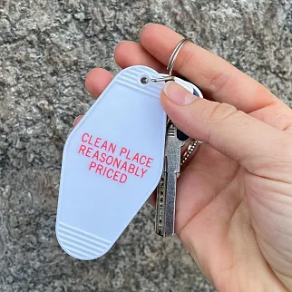 Брелок на ключи Friend Function TWIN PEAKS белый