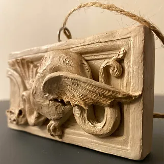 Новогодняя игрушка Urban Context - Дракон с фасада особняка Кельха