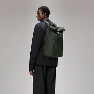 Рюкзак Rains Rolltop Rucksack Green