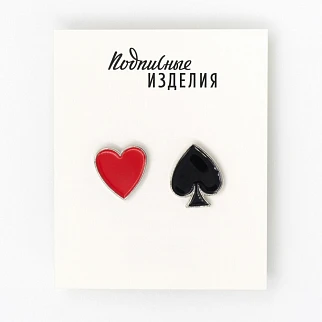 Значок парный Подписные издания Масть