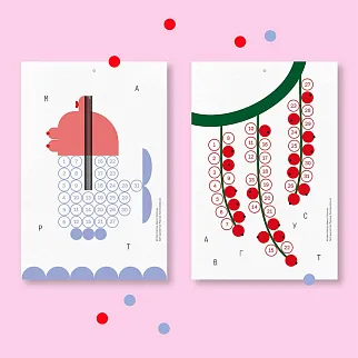 Календарь на любой год (яркий)