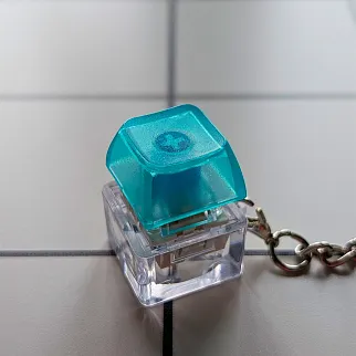 Брелок с кнопкой клавиатуры (разные цвета)