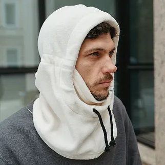 Капюшон Kusto Hood L белый