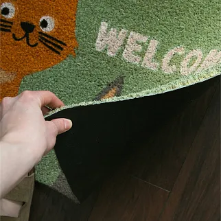 Придверный коврик с котами