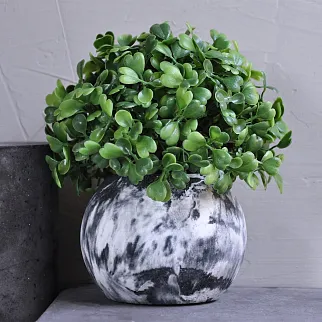 Кашпо CONCRETE COLOR Anika светлый мрамор