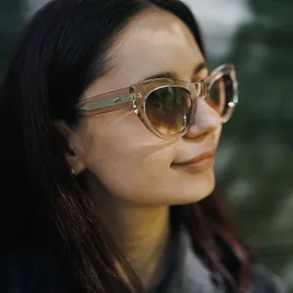 Очки MESSYWEEKEND Donna Rosé Brown