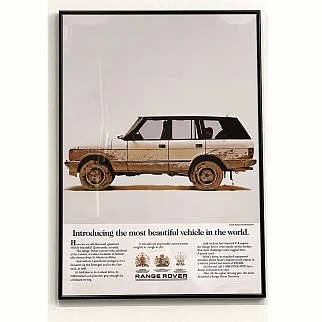Постер с автомобилем Range Rover Classic