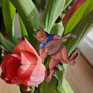 Страдающие броши Коты