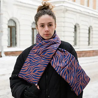 Дутый шарф Friend Function тигровый