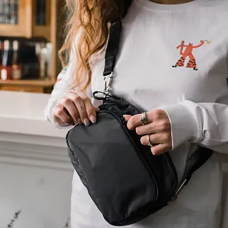 Мини сумка SHU темно-серая