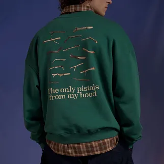 Свитшот Called a Garment X Pistols Зелёный
