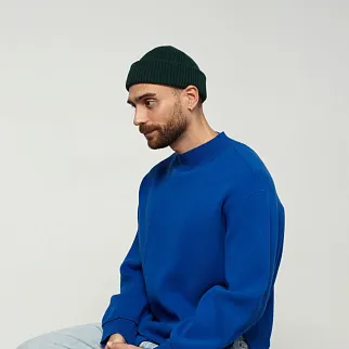 Шапка CHECK YA HEAD тёмно-зелёная T1504/154