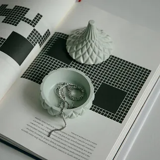 Шкатулка Joli Home Артишок зеленая