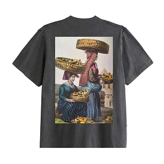 Футболка Akomplice Buttons Tee Vintage Black