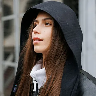 Косынка утепленная непромокаемая Friend Function черная