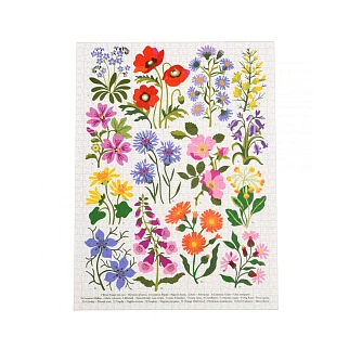 Пазл Дикие цветы 1000 кусочков Rex