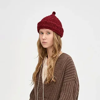 Шапка CHECK YA HEAD бордовая Т2154/28