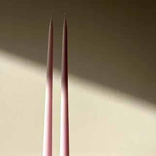 Набор из двух столовых свечей Луче (разные цвета)